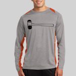 Long Sleeve Heather Colorblock Contender ™ Tee Thumbnail