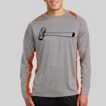 Long Sleeve Heather Colorblock Contender ™ Tee Thumbnail