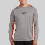 Long Sleeve Heather Colorblock Contender ™ Tee Thumbnail