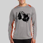 Long Sleeve Heather Colorblock Contender ™ Tee Thumbnail