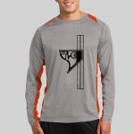 Long Sleeve Heather Colorblock Contender ™ Tee Thumbnail