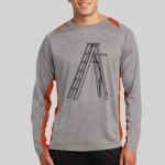 Long Sleeve Heather Colorblock Contender ™ Tee Thumbnail