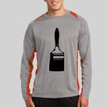 Long Sleeve Heather Colorblock Contender ™ Tee Thumbnail