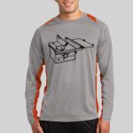 Long Sleeve Heather Colorblock Contender ™ Tee Thumbnail