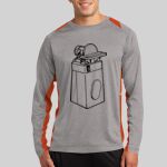 Long Sleeve Heather Colorblock Contender ™ Tee Thumbnail