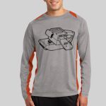 Long Sleeve Heather Colorblock Contender ™ Tee Thumbnail