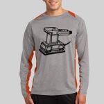 Long Sleeve Heather Colorblock Contender ™ Tee Thumbnail