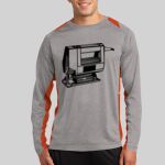 Long Sleeve Heather Colorblock Contender ™ Tee Thumbnail