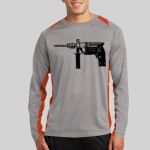 Long Sleeve Heather Colorblock Contender ™ Tee Thumbnail