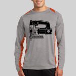 Long Sleeve Heather Colorblock Contender ™ Tee Thumbnail