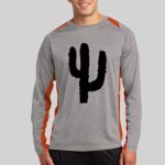 Long Sleeve Heather Colorblock Contender ™ Tee Thumbnail