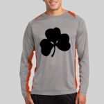 Long Sleeve Heather Colorblock Contender ™ Tee Thumbnail