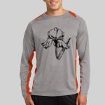 Long Sleeve Heather Colorblock Contender ™ Tee Thumbnail