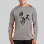 Long Sleeve Heather Colorblock Contender ™ Tee Thumbnail