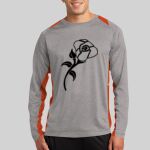Long Sleeve Heather Colorblock Contender ™ Tee Thumbnail