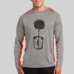 Long Sleeve Heather Colorblock Contender ™ Tee Thumbnail