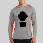 Long Sleeve Heather Colorblock Contender ™ Tee Thumbnail