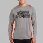 Long Sleeve Heather Colorblock Contender ™ Tee Thumbnail