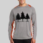 Long Sleeve Heather Colorblock Contender ™ Tee Thumbnail