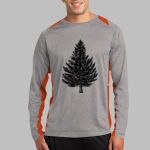 Long Sleeve Heather Colorblock Contender ™ Tee Thumbnail