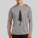 Long Sleeve Heather Colorblock Contender ™ Tee Thumbnail