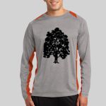 Long Sleeve Heather Colorblock Contender ™ Tee Thumbnail