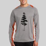 Long Sleeve Heather Colorblock Contender ™ Tee Thumbnail
