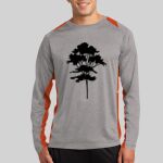 Long Sleeve Heather Colorblock Contender ™ Tee Thumbnail