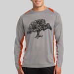 Long Sleeve Heather Colorblock Contender ™ Tee Thumbnail