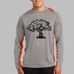 Long Sleeve Heather Colorblock Contender ™ Tee Thumbnail
