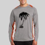 Long Sleeve Heather Colorblock Contender ™ Tee Thumbnail