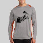 Long Sleeve Heather Colorblock Contender ™ Tee Thumbnail