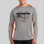 Long Sleeve Heather Colorblock Contender ™ Tee Thumbnail
