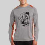 Long Sleeve Heather Colorblock Contender ™ Tee Thumbnail