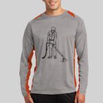 Long Sleeve Heather Colorblock Contender ™ Tee Thumbnail