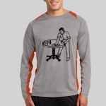 Long Sleeve Heather Colorblock Contender ™ Tee Thumbnail