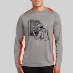 Long Sleeve Heather Colorblock Contender ™ Tee Thumbnail