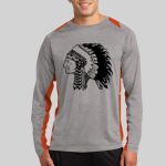 Long Sleeve Heather Colorblock Contender ™ Tee Thumbnail