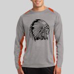 Long Sleeve Heather Colorblock Contender ™ Tee Thumbnail