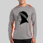 Long Sleeve Heather Colorblock Contender ™ Tee Thumbnail