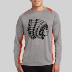 Long Sleeve Heather Colorblock Contender ™ Tee Thumbnail