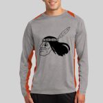 Long Sleeve Heather Colorblock Contender ™ Tee Thumbnail