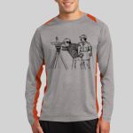 Long Sleeve Heather Colorblock Contender ™ Tee Thumbnail