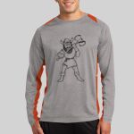 Long Sleeve Heather Colorblock Contender ™ Tee Thumbnail