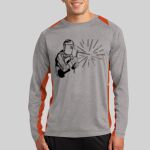 Long Sleeve Heather Colorblock Contender ™ Tee Thumbnail