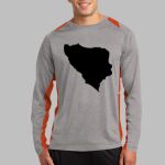 Long Sleeve Heather Colorblock Contender ™ Tee Thumbnail