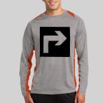 Long Sleeve Heather Colorblock Contender ™ Tee Thumbnail