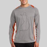 Long Sleeve Heather Colorblock Contender ™ Tee Thumbnail