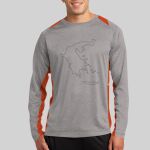 Long Sleeve Heather Colorblock Contender ™ Tee Thumbnail