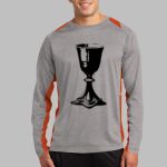 Long Sleeve Heather Colorblock Contender ™ Tee Thumbnail